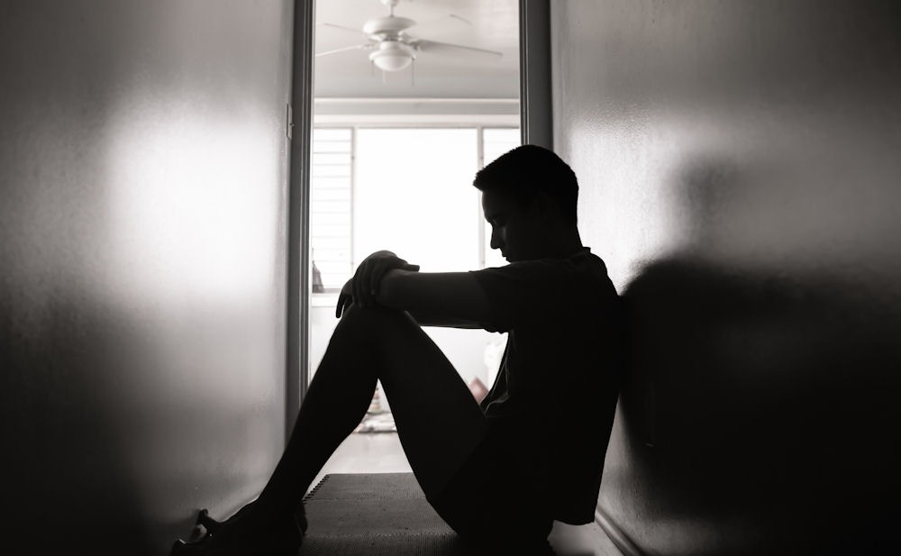 a man suffered from both TBI and PTSD