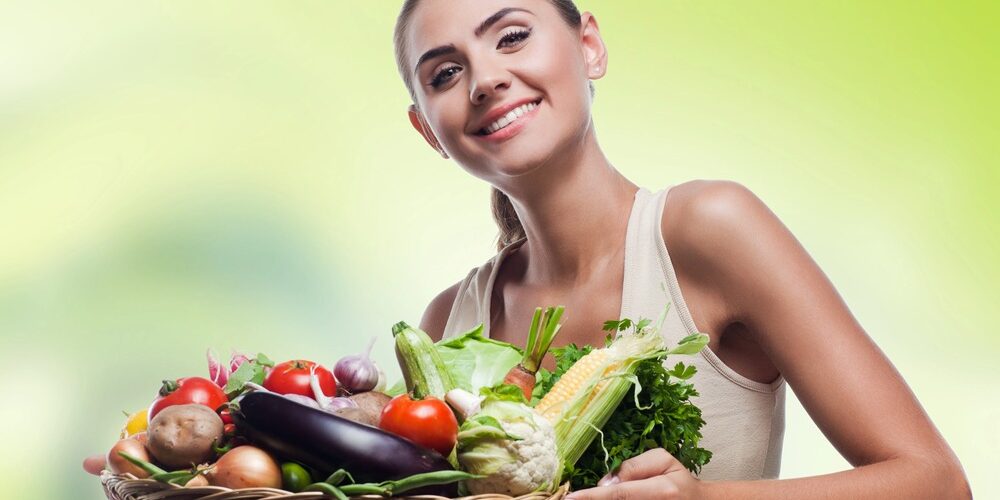 girl taking advantage of nutritious food to help in recovery