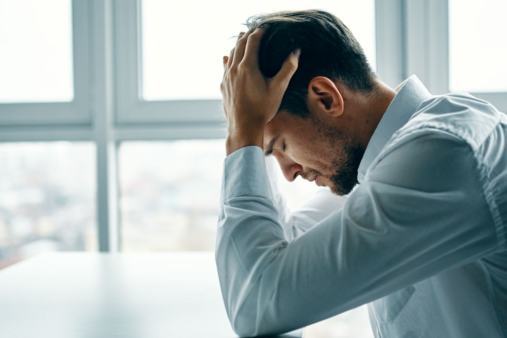 a man suffering from alcoholism