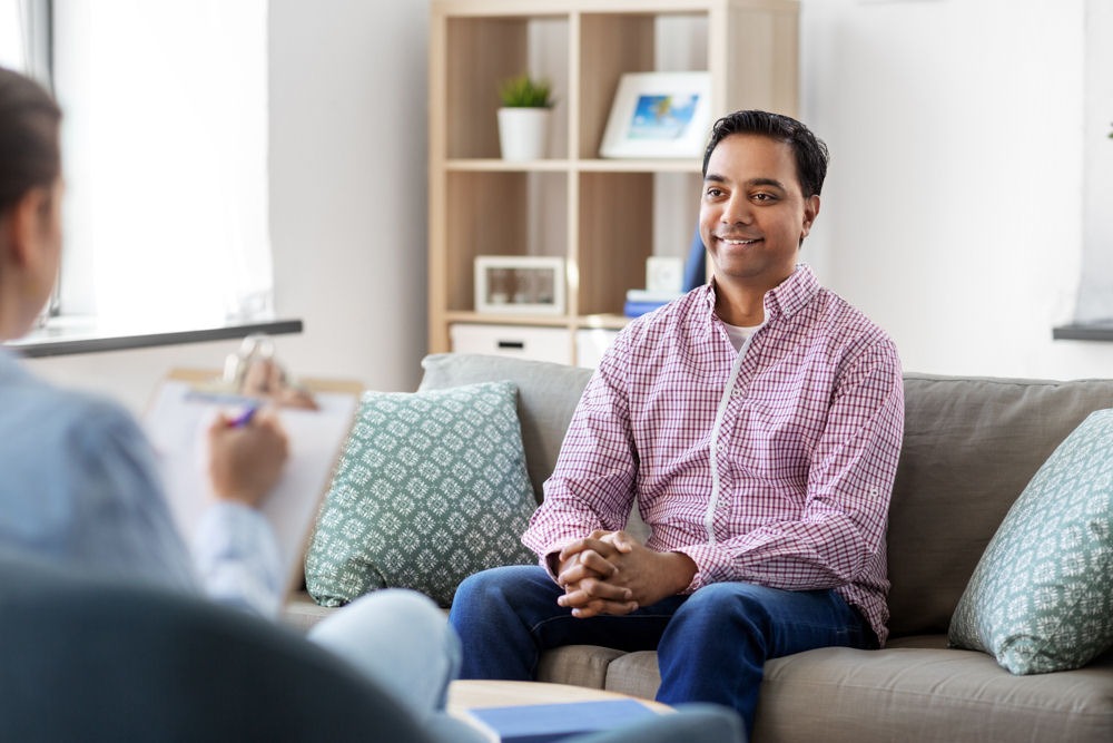 self-awareness-in-recovery man in individual therapy