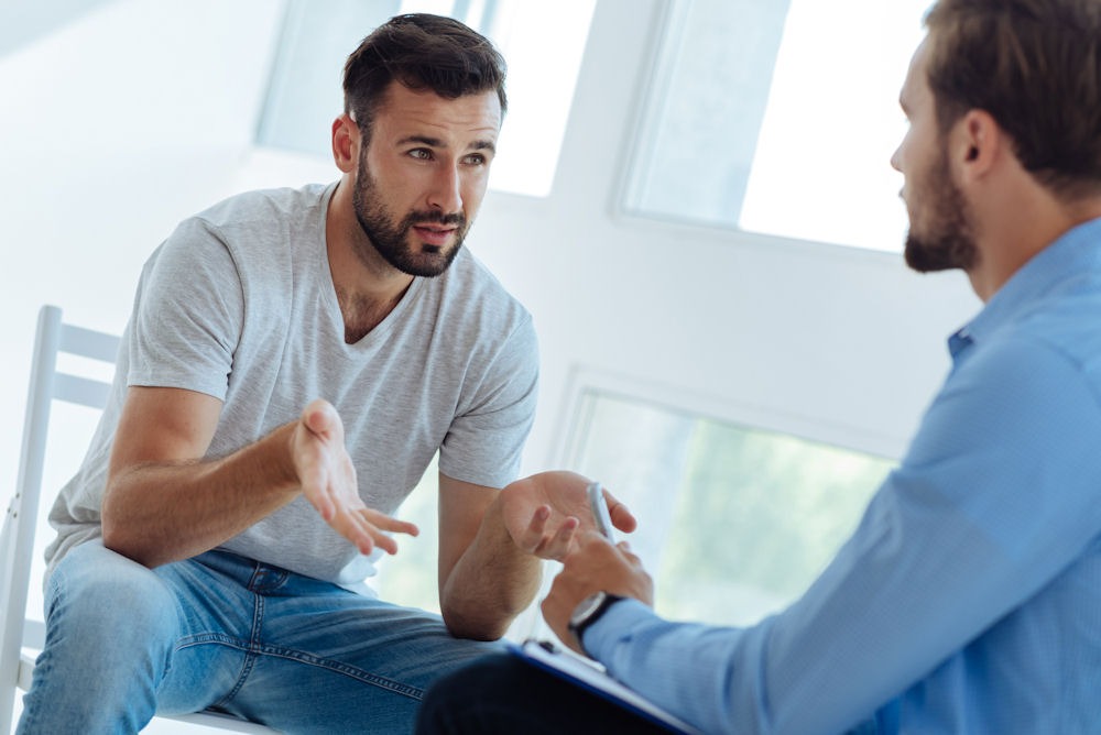 geha-insurance-mental-health-coverage patient discussing insurance options